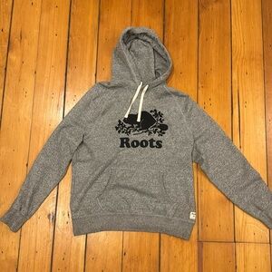 Roots Salt and Pepper Hoodie Mens L